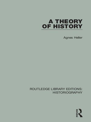 cover image of A Theory of History